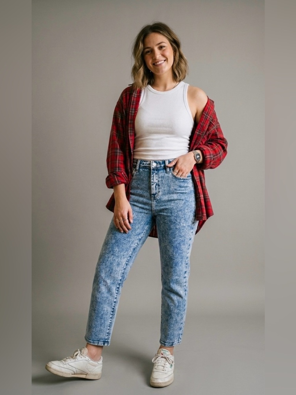 Ceros High-Rise Acid Wash Denim Jeans NWT Size 29